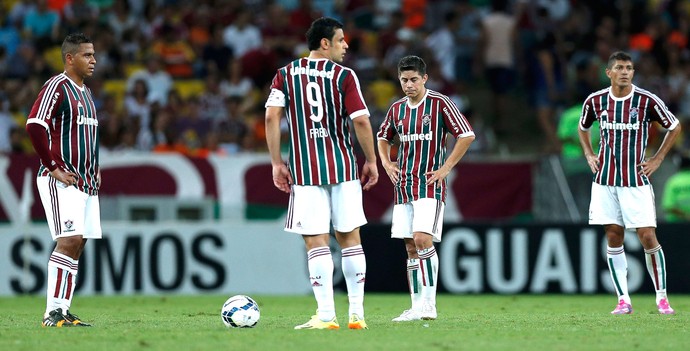 Conca, Fred e Walter,  Fluminense X Chapecoense (Foto: Alexandre Cassiano / Agência O Globo)