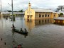 Cidade de Anamã está totalmente tomada pelas águas, no Amazonas