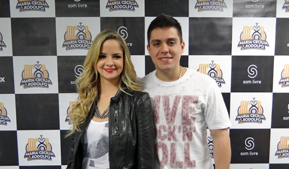 Maria Cecília e Rodolfo (Foto: Domingão do Faustão / TV Globo)