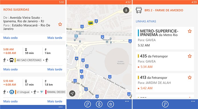 Moovit é um aplicativo com informações sobre transporte público em regiões metropolitanas (Foto: Divulgação/Windows Phone Store)