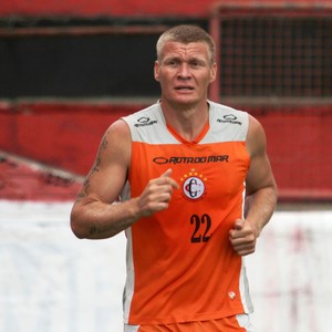 Márcio Alemão, zagueiro do Campinense (Foto: Nelsina Vitorino / Jornal da Paraíba)