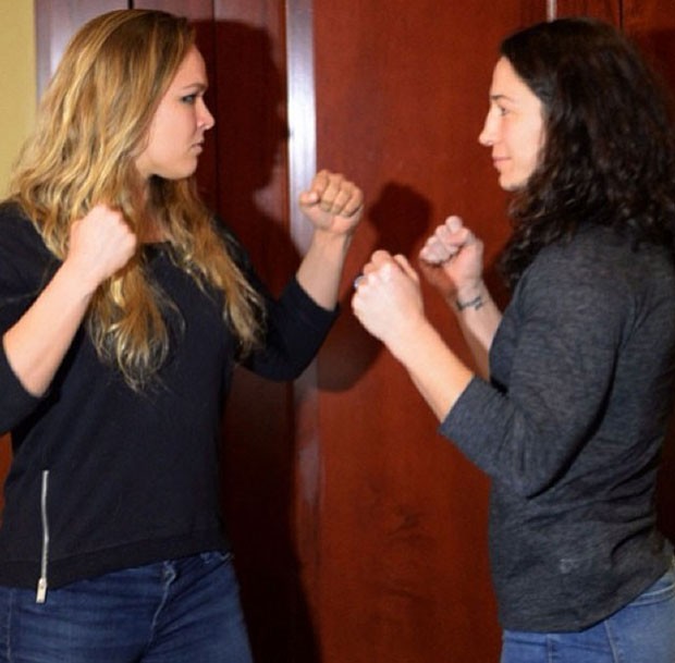 Ronda Rousey e Sarah McMann MMA (Foto: Reprodução/Instagram)