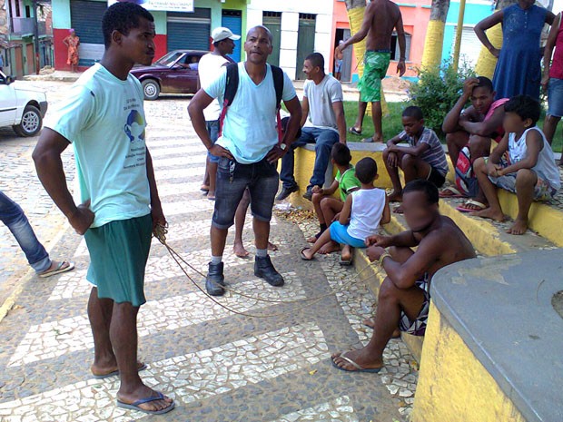 Prisão na Bahia (Foto: Jackson Cristiano/ Ubaitaba Urgente)