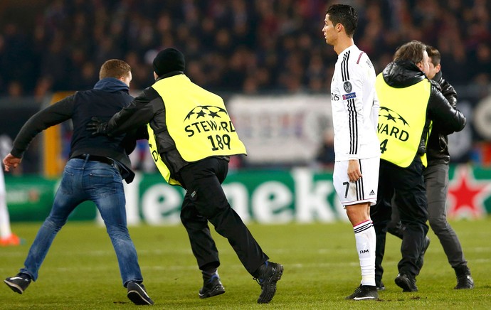 Cristiano Ronaldo, Basel X Real Madrid (Foto: Agência Reutes)