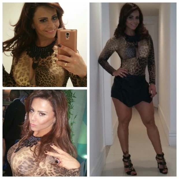 Viviane Araújo mostra seu look (Foto: Instagram)