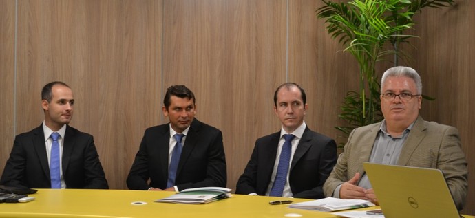 Danilo Manis, Wagner Reway, Eduardo Cruz e Sérgio Corrêa (Foto: Divulgação/CBF)