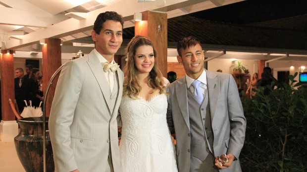 Neymar Ganso casamento (Foto: Carlos Santos)