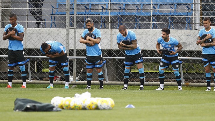grupo do Grêmio (Foto: Lucas Uebel/Grêmio)