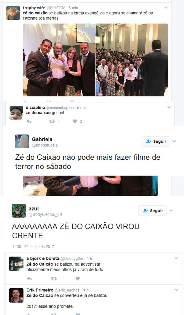 Zé do Caixão (Foto: Twitter / Reprodução)