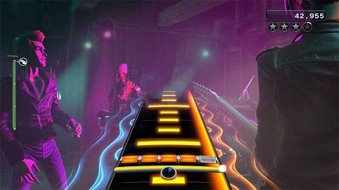 O novo sistema de solo em Rock Band 4 decepciona (Foto: Divulgação/Harmonix)