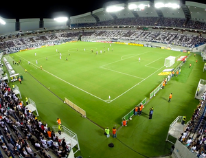 Imagem aérea da Arena das Dunas - ABC x Vasco (Foto: Gabriel Azevedo/Drone Midia)