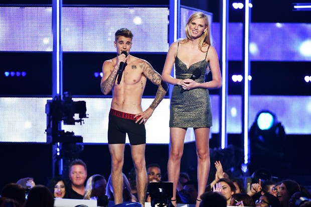 Justin Bieber no Fashion Rocks 2014 (Foto: Getty Images)