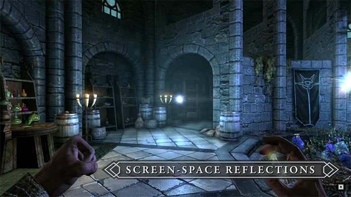 Novos efeitos permitem reflexos em tempo real (Foto: Divulgação/Bethesda)