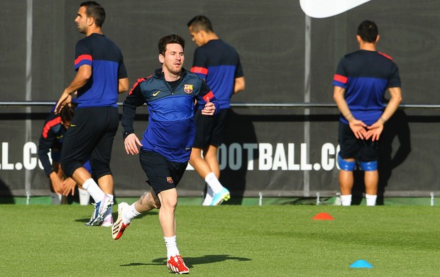 Messi Barcelona treino (Foto: Getty Images)