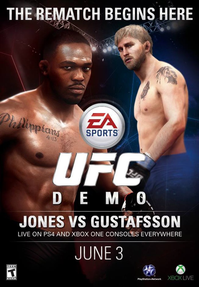 EA Sports UFC ganhará versão demo no dia 3 de junho para Xbox One e PS4 (Foto: Divulgação)
