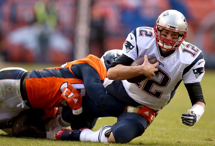 Tom Brady  New England Patriots x Denver Broncos NFL (Foto: Getty Images)