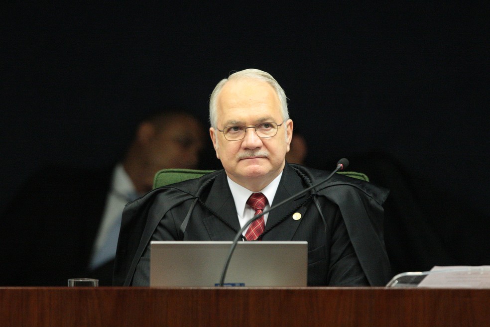 O ministro Edson fachin, relator da ação que questionava as greves de policiais civis (Foto: Carlos Moura / STF)