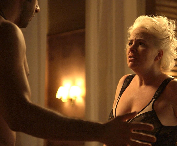 Sumara fica frustrada com o desempenho de Victor (Foto: TV Globo)