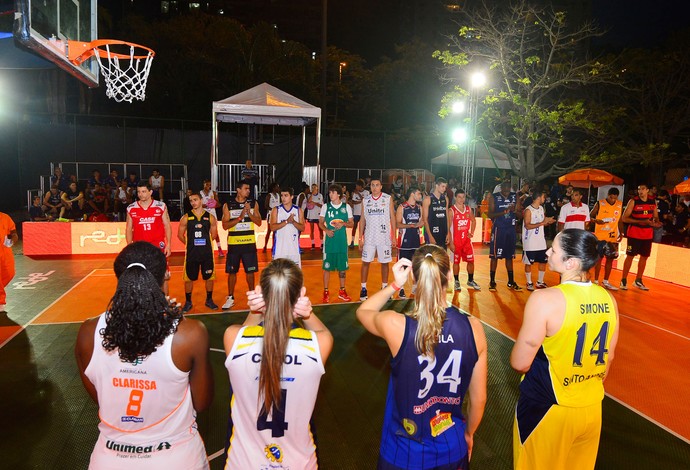 Chuva interrompe Desafio das Ligas de Basquete 3 x 3 no Rio de Janeiro
