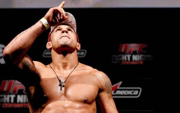 Vitor Belfort pesagem UFC Goiânia (Foto: Getty Images) Vitor Belfort pesagem UFC Goiânia (Foto: Getty Images)