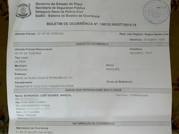 G1 - Estudante Denuncia Ter Sido Agredido Por Cobrador E Motorista Em ...