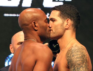 Anderson Silva pesagem UFC 162 Chris Weidman (Foto: Evelyn Rodrigues)