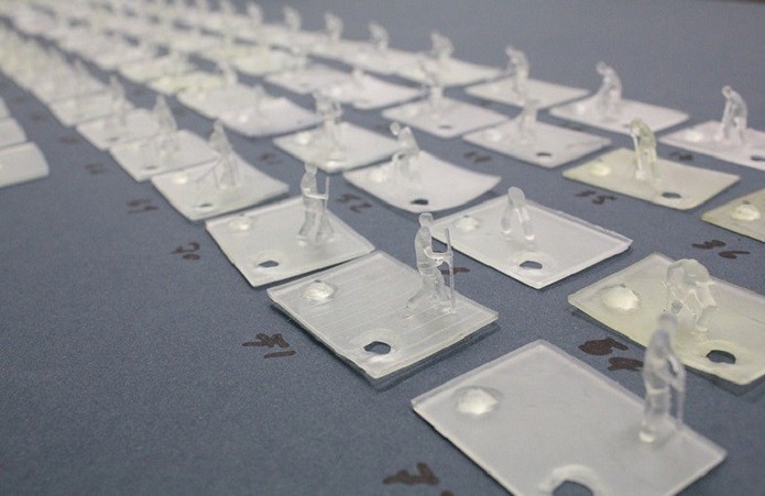 As 85 esculturas impressas em 3D (foto: Reprodução/3dPrint)