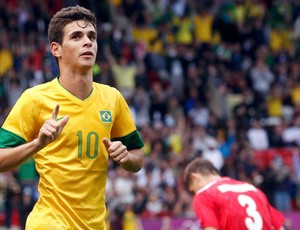 OScar brasil gol bielorrussia futebol londres 2012 (Foto: Agência Reuters)