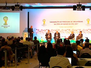 Programa de Voluntariado da Copa do Mundo é lançado em Salvador (Foto: Imagens/ TV Bahia)