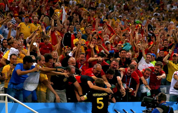 Jan Vertonghen gol Belgica x Coreia (Foto: Reuters)