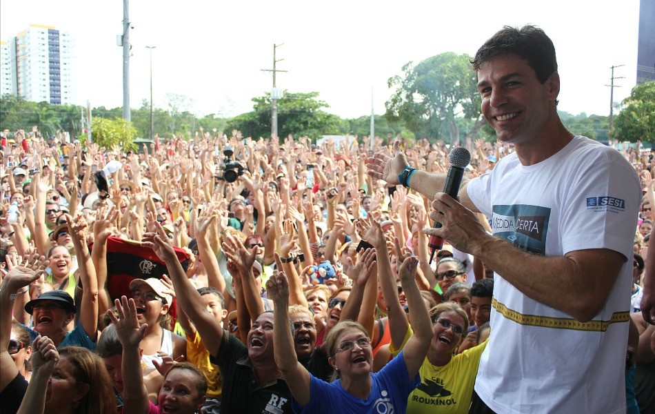 Alegria foi a marca registrada do evento ca capital amazonense (Foto: Katiúscia Monteiro/ Rede Amazônica)