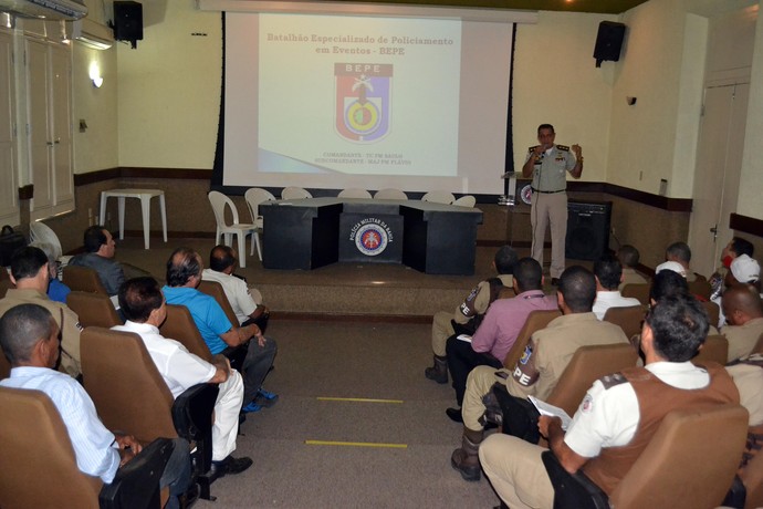 reunião; polícia militar; pm; ba-vi; bahia; vitória (Foto: Divulgação/PM BA) reunião; polícia militar; pm; ba-vi; bahia; vitória (Foto: Divulgação/PM BA)