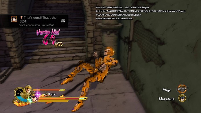 JoJos Bizarre Adventure Eyes of Heaven é jogo de luta e aventura (Foto: Reprodução/Felipe Vinha)