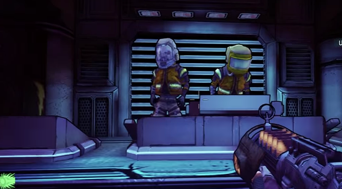 Homenagem a Daft Punk está no bar de Moxxi (Foto: Reprodução/Youtube)