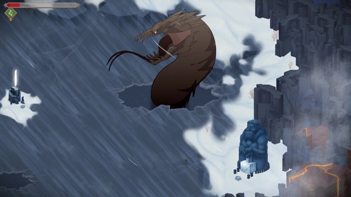 Thora terá que enfrentar diversos perigos para ganhar seu lugar em Valhalla (Foto: Reprodução/Tais Carvalho)