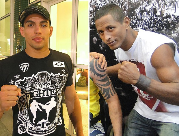 montagem Lucas Mineiro e Johnny Eduardo MMA UFC (Foto: Editoria de Arte)