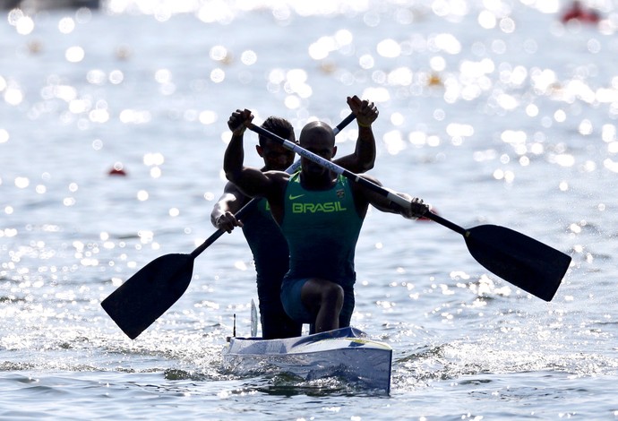 Erlon Souza e Isaquias Queiroz Canoa Dupla (C2) 1.000m  (Foto: Agência Reuters)