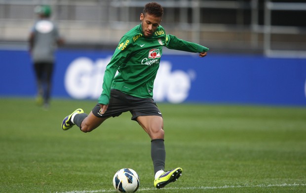 Neymar treino Seleção, Seul (Foto: Bruno Domingos / MOWA PRESS)