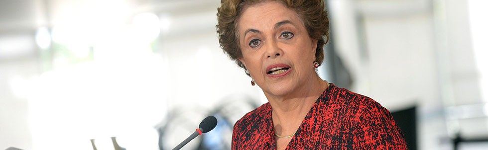 Em coletiva de imprensa, a presidente Dilma fala sobre a volta do presidente Lula ao Planalto (Foto: Wilson Dias/Agência Brasil)