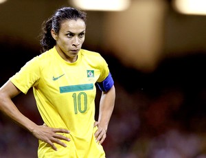 Marta na derrota do Brasil para o japão no futebol (Foto: AP)
