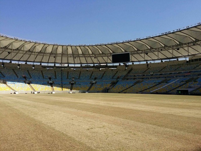 Maracanã ganha gramado especial para receber