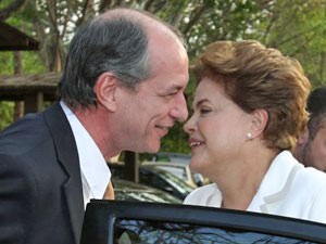 O deputado Ciro Gomes e Dilma Rousseff, em encontro em outubro (Foto: Celso Júnior / Agência Estado)