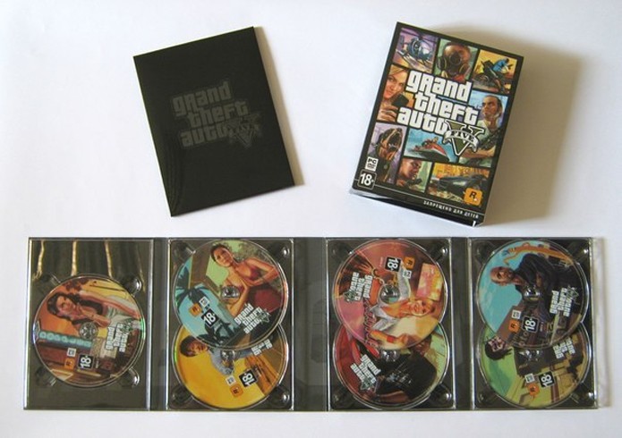 GTA 5 para PC terá 7 discos na sua versão em mídia física (Foto: Reprodução/IGN)