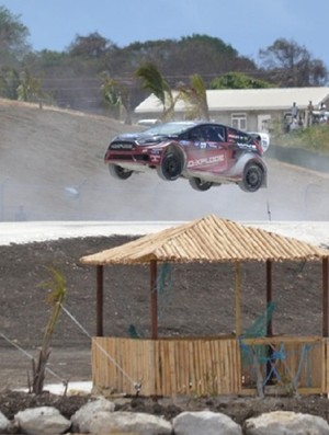 Nelsinho Piquet no Global RallyCross em Barbados