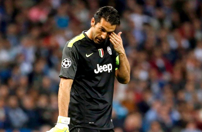 Buffon jogo Juventus e Real Madrid Liga dos Campeões (Foto: Reuters)