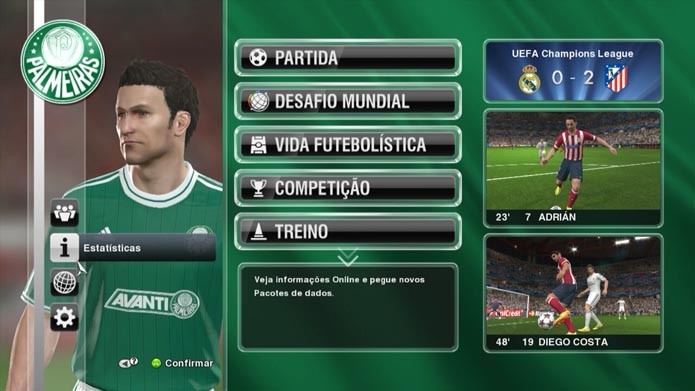 Pro Evolution Soccer 2014: como atualizar a Libertadores no game (Foto: Reprodução/Murilo Molina)