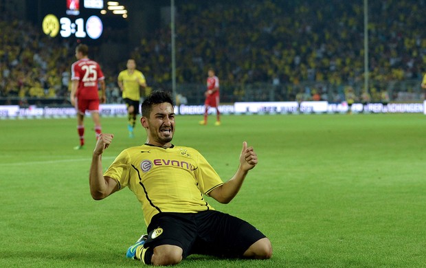 Ilkay Guendogan gol Borussia Dortmund x Bayern de Munique (Foto: Getty Images)