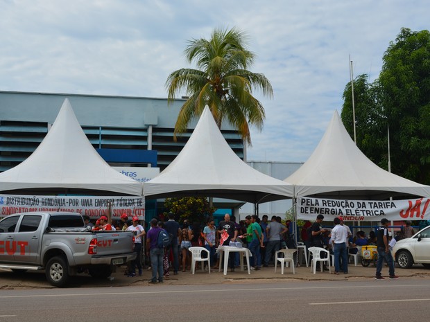 Manifestação Fora Temer em Porto Velho (Foto: Hosana Morais/G1)