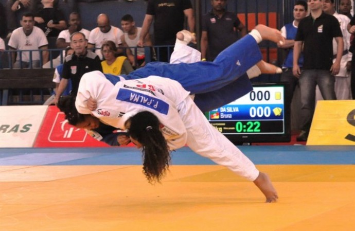 Combates no Campeonato Brasileiro sub-18 de judô, em Campo Grande (Foto: DIvulgação/CBJ)