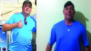Professor decide mudar após alerta de amigos e perde 54kg em 6 meses (Arquivo pessoal)